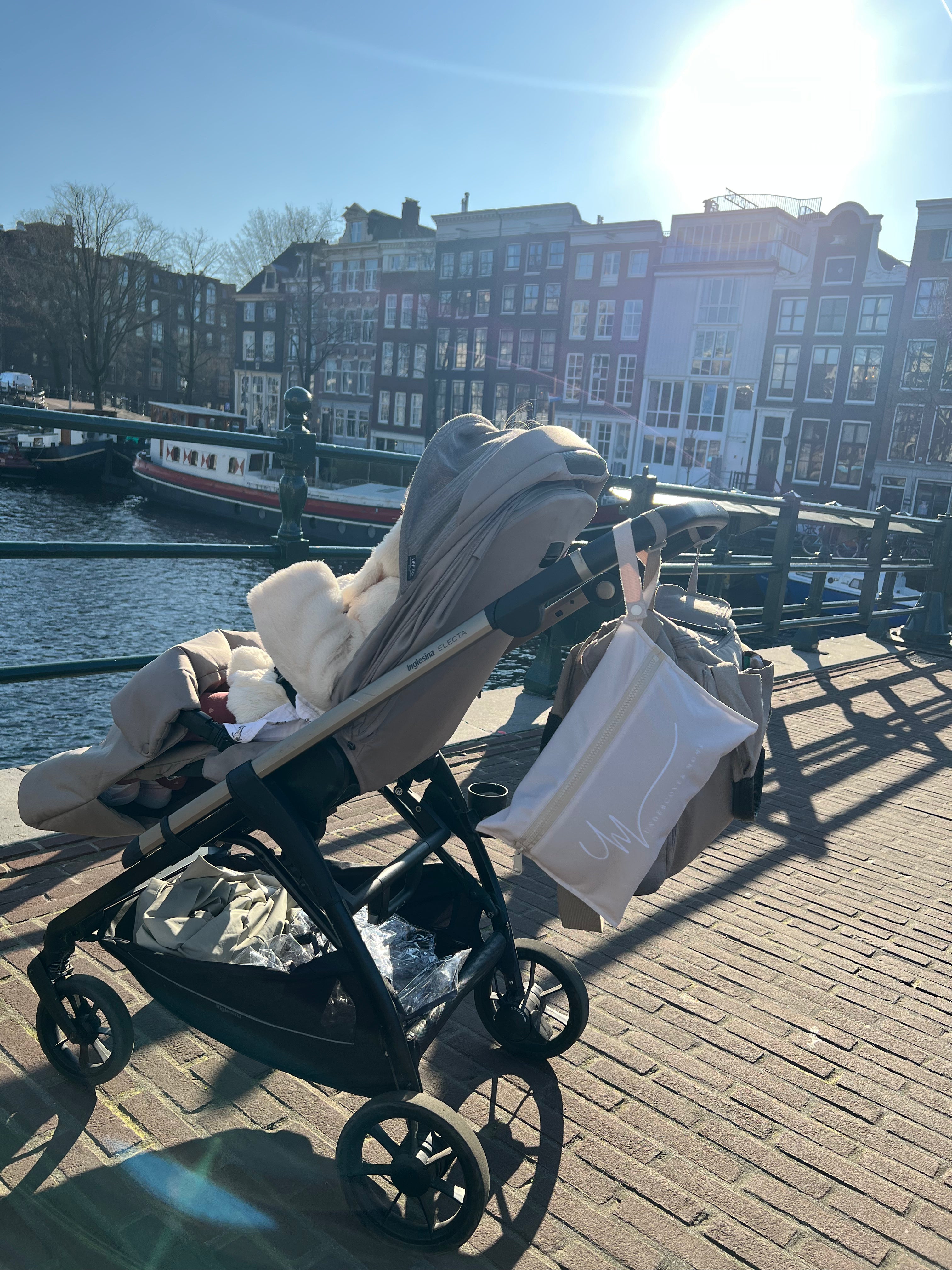 Wet Bag Branded Zip Storage Pouch In Perla - 3 Pack Bundle Deal