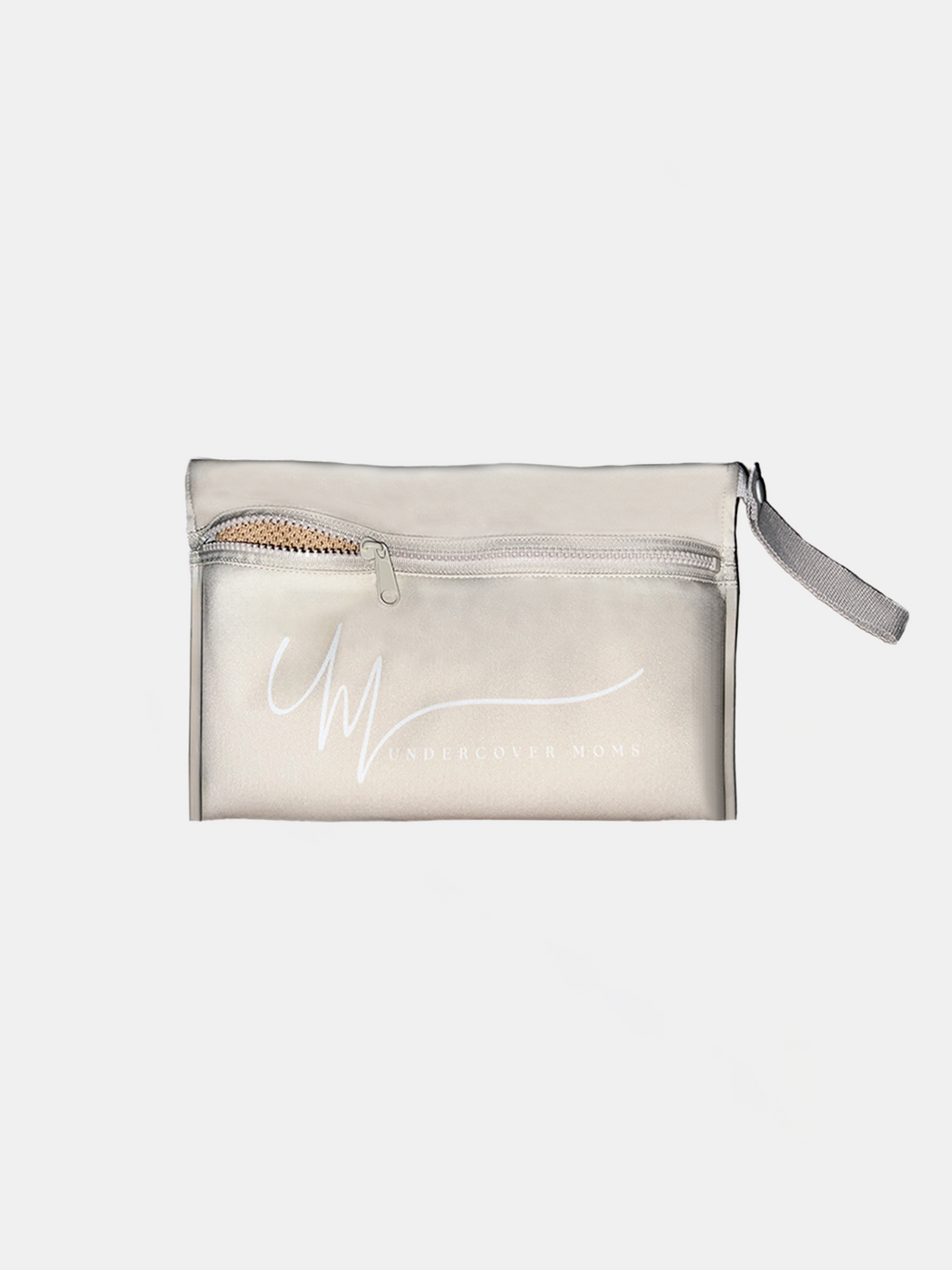 Wet Bag Branded Zip Storage Pouch In Perla